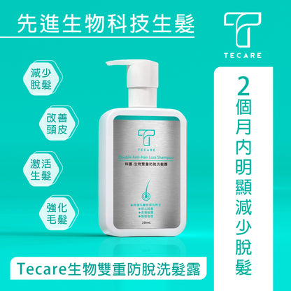 TECARE科護生物雙重防脫洗髮露 - 生物技術養髮 (男女適用/產後脫髮適用) (250ml)